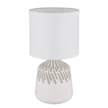 Veioza Globo RELA ceramic, textil, alb, E14 - 21733W