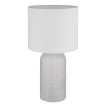 Veioza Globo SOFIA sticla, textil, alb, E27 - 21735W