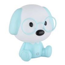 Veioza pentru copii Globo PUPPY plastic, albastru, alb, LED, 1W, 3000K, 32 Lm - 21761B