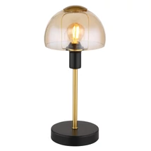 Veioza Globo KOKKINI metal, sticla, negru, chihlimbar, E14 - 21914A