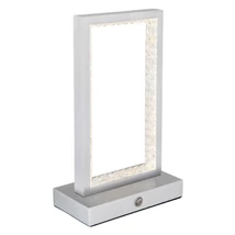 Veioza Globo SAMEGA metal, acril, aluminiu, transparent, LED, 3W, 2700K-4000K-6500K, 120lm - 24008A