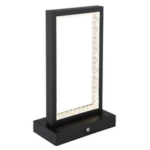 Veioza Globo SAMEGA metal, acril, negru, transparent, LED, 3W, 2700K-4000K-6500K, 120lm - 24008S