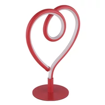 Veioza decor Globo AMORE metal, silicon, rosu, alb, LED, 6W, 3000K, 250 Lm - 28054R