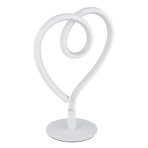 Veioza decor Globo AMORE metal, silicon, alb, LED, 6W, 3000K, 250 Lm - 28054W