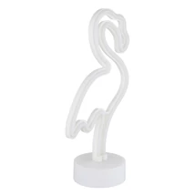 Lampa decor Globo FLAMINGO plastic, alb, pink, LED, 2W - 28064