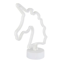 Lampa decor Globo UNICORN II plastic, alb, pink, LED, 2W - 28065