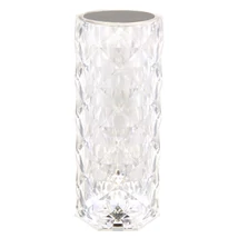 Veioza Globo GIXI metal, plastic, argintiu, transparent, LED, 2700K-6500K, 1.5W - 28071