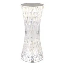 Veioza Globo GIXI metal, plastic, argintiu, transparent, RGBW-LED, 1,5W - 28073