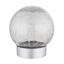 Lampa decor Globo SOONA plastic, argintiu, transparent, LED, 0.06W, 3000K - 28078