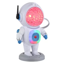 Veioza pentru copii Globo COSMO plastic, argintiu, gri, albastru, alb, rosu,  RGB-LED, 4.5W - 28084