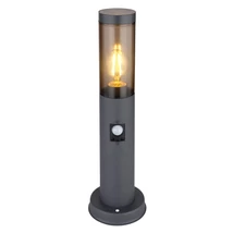 Lampadar exterior cu senzor de miscare Globo BOSTON metal, plastic, antracit, fumuriu, E27, IP44 - 3158SAS