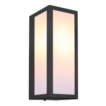 Aplica de perete exterioara Globo GUNDULA metal, plastic, negru, alb, E27,IP44 - 31980O