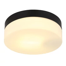 Plafoniera exterioara Globo VRANOS metal, sticla, negru, alb, E27, IP44 - 32111B