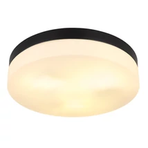 Plafoniera exterioara Globo VRANOS metal, sticla, negru, alb, E27, IP44 - 32113B
