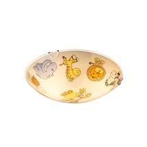 Plafoniera Globo KIDDY metal alb sticla colorat E27 2x 60W (nu contine) IP20 - 40607