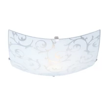 Plafoniera Globo CEDRIC metal, sticla, alb, E27 - 40980