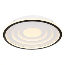 Plafoniera Globo FOPPA metal, plastic, alb, negru, LED, 3000K, 24W, 1200lm - 41580-24