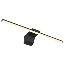 Aplica de perete pentru baie Globo PEPE metal, negru, LED, 4000K, 10W, 560lm, IP44 - 41925S