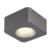 Spot Globo HANGARAU metal, plastic, gri, transparent, LED, 6.5W, 3000K, 360lm - 43100-1