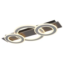 Plafoniera Globo JAYDEN plastic, metal, antracit, gri, LED, 50W, 3000K, 5000lm - 48034-50