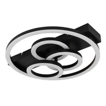 Plafoniera Globo DARRYL I metal, acril, negru, alb, LED, 40W, 2700-6500K, 2380Lm - 48040-40