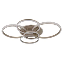Plafoniera Globo LORELEI metal, acril, sampanie, transparent, LED, 70W, 3000K, 3700Lm - 48467-70CH