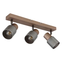 Spot Globo SATELLA metal, sticla, maro, fumuriu, E14 - 54314-3