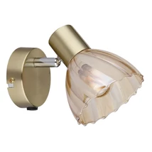 Spot Globo ZACHERY metal, sticla, alama, chihlimbar, E14 - 54315M-1