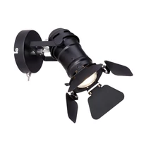 Aplica de perete Globo EGON metal, negru, GU10 - 54650-1B