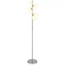 Lampadar Globo RIHA metal, sticla, nichel, alb, G9 - 56140-6S