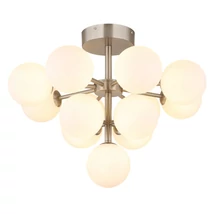 Plafoniera Globo GRAPPY metal, sticla, nichel, alb, G9 - 56143-13ND