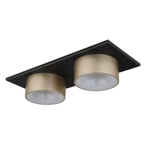 Plafoniera Globo RAYMOND metal, plastic, negru, antracit, auriu, LED, 24W, 3000K, 1000Lm - 56964-2