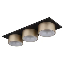Plafoniera Globo RAYMOND metal, plastic, negru, antracit, auriu, LED, 24W, 3000K, 1000Lm - 56964-3