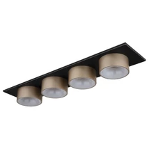 Plafoniera Globo RAYMOND metal, plastic, negru, antracit, auriu, LED, 40W, 3000K, 1900Lm - 56964-4