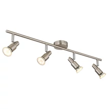 Plafoniera Globo KINLEY metal, nichel, GU10, 3W, 3000K, 250Lm - 57385-4