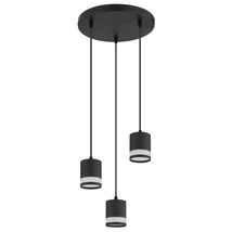 Pendul Globo LUCERO metal, plastic, negru, alb, GX53, 21W, 3000K , 1092Lm - 57852-3H