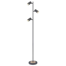 Lampadar Globo ROBBY metal, grafit, maro, GU10 - 57910SG