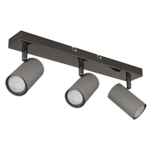 Spot Globo ROBBY metal, crom, negru, GU10 - 57911-3S