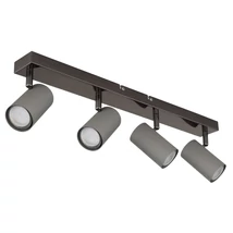 Spot Globo ROBBY metal, crom, negru, GU10 - 57911-4S