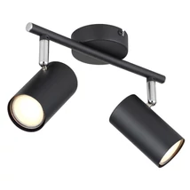 Plafoniera Globo ALLVI metal, negru, GU10 - 57914-2