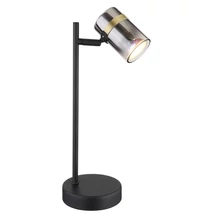 Veioza Globo TRABBY metal, sticla, negru, fumuriu, GU10 - 57916T