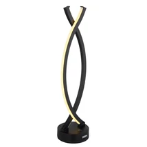 Veioza Globo HELA plastic, negru, LED, 1W, 3000K, 25lm - 58457S