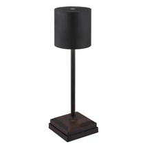 Veioza Globo DIXON metal, plastic, textil, negru, LED, 1.5W, 2900K, 30Lm - 58487B