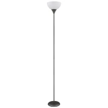 Lampadar Globo WILBUR metal, plastic, gri, alb, E27 - 59946