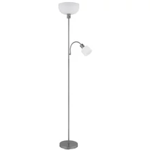 Lampadar Globo HINTON metal, plastic, argintiu, E27+E14 - 59947