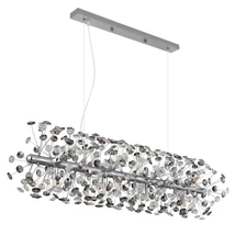 Pendul Globo KATRINA metal, cristal, crom, transparent, G9, 42W, 3000K, 4200Lm - 64135H4C