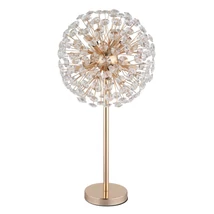 Veioza Globo KATRINA metal, cristal, auriu, transparent, G9, 3.5W, 3000K, 350Lm - 64135T