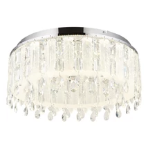 Plafoniera Globo KLUNKA metal, cristal, crom, LED, 58W, 2700-6000K, 4798Lm - 67176-58D