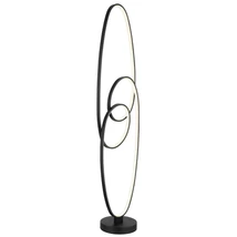 Lampadar Globo SPIRA metal, negru, LED, 39W, 2700K-4000K-6500K, 1890lm - 67177-36S