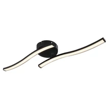 Plafoniera Globo ELOISE metal, acril, negru, alb, LED, 12W, 4000K, 790Lm - 67178SC